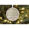 Sigma Gamma Rho Glitter Ornament