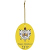 Sigma Gamma Rho Holiday Color Mascot Christmas Ornaments