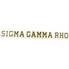 Sigma Gamma Rho Long Window Decals Stickers