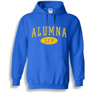 Greekgear Sigma Gamma Rho Alumna Sweatshirt Hoodie(Royal Blue)