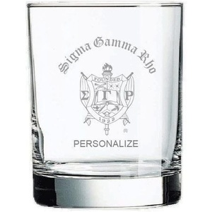 Greekgear Sigma Gamma Rho Old Style Glass Transparent