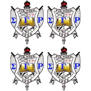 Sigma Gamma Rho Crest Sticker Sheet