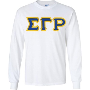 Sigma Gamma Rho Custom Twill Long Tee(White)