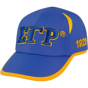 Sigma Gamma Rho Greek Featherlight Cap Royal/Gold