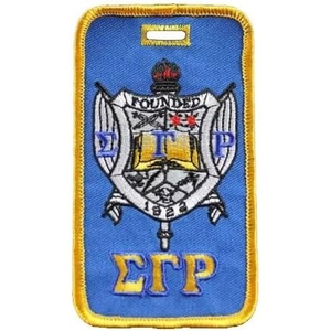 Sigma Gamma Rho Shield Luggage Tag