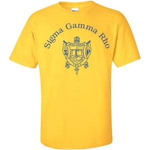 Sigma Gamma Rho World Famous Crest – Shield Tee(Gold)