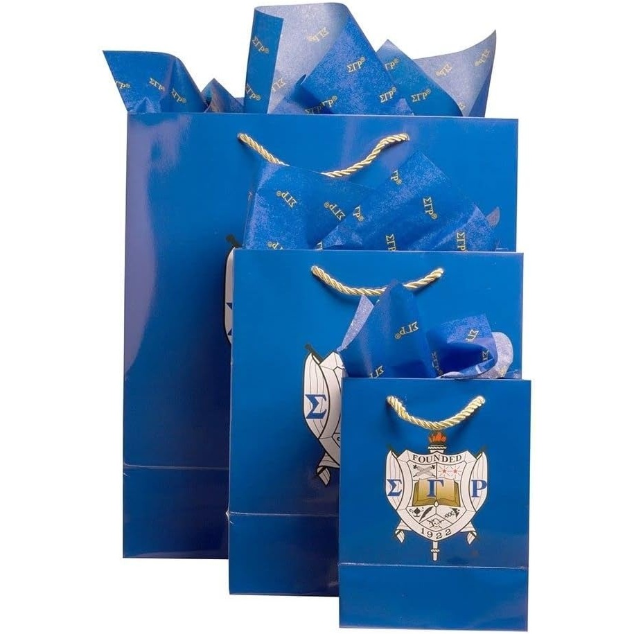 image:imageGreekgear Sigma Gamma Rho Paper Gift Bag Set