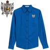 Sigma Gamma Rho Long Sleeve Oxford(Royal/Classic Navy)