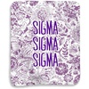 Greekgear Sigma Sigma Sigma Floral Sherpa Lap Blanket