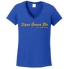 Sigma Gamma Rho Alumna V-Neck(Royal Blue)