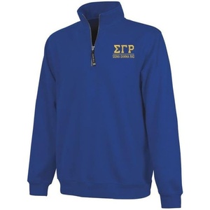 Greekgear Sigma Gamma Rho Custom Fashion Pullover(Royal Blue)