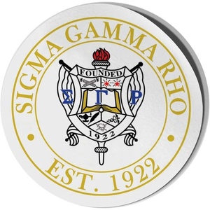 Sigma Gamma Rho Circle Crest – Shield Decal