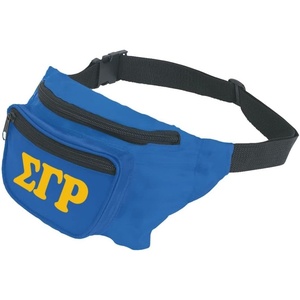 Sigma Gamma Rho Sorority Big Letter Fanny Pack Royal Blue