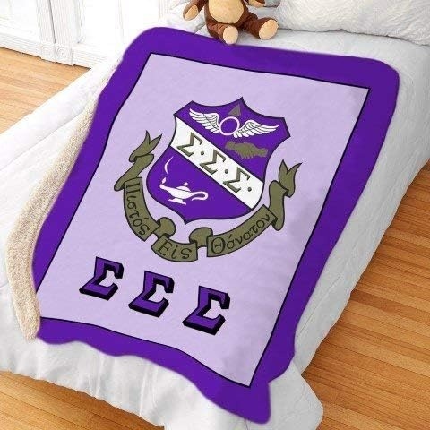image:imageGreekgear Sigma Sigma Sigma Sherpa Lap Blanket