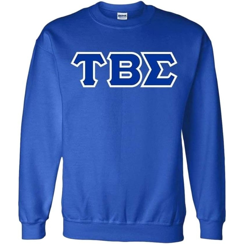 image:imageGreekgear Tau Beta Sigma Sewn Lettered Crewneck SweatshirtRoyal Blue
