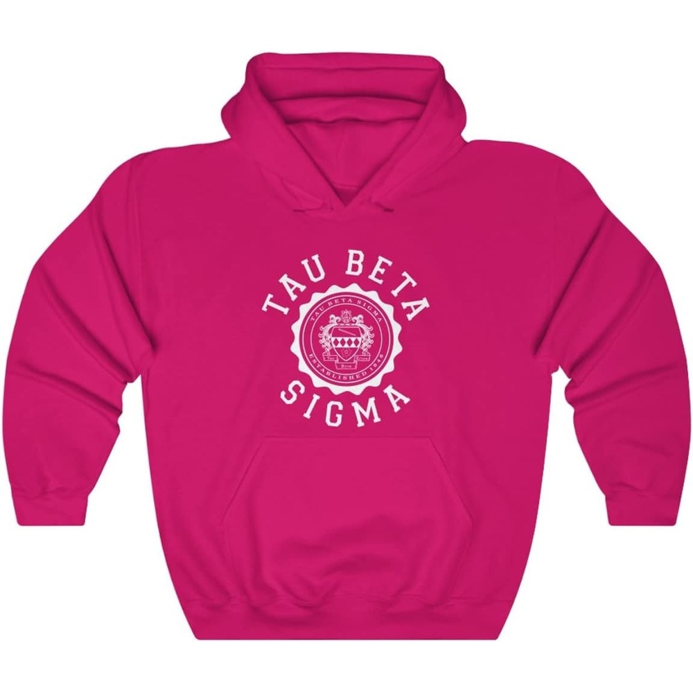 image:imageGreekgear Tau Beta Sigma Unisex College Seal HoodieHeliconia