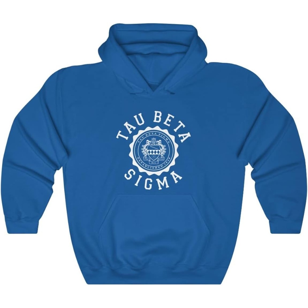 image:imageGreekgear Tau Beta Sigma Unisex College Seal HoodieRoyal