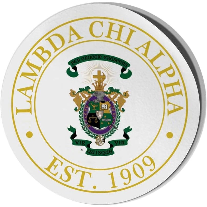 image:imageLambda Chi Alpha Circle Crest Shield Decal