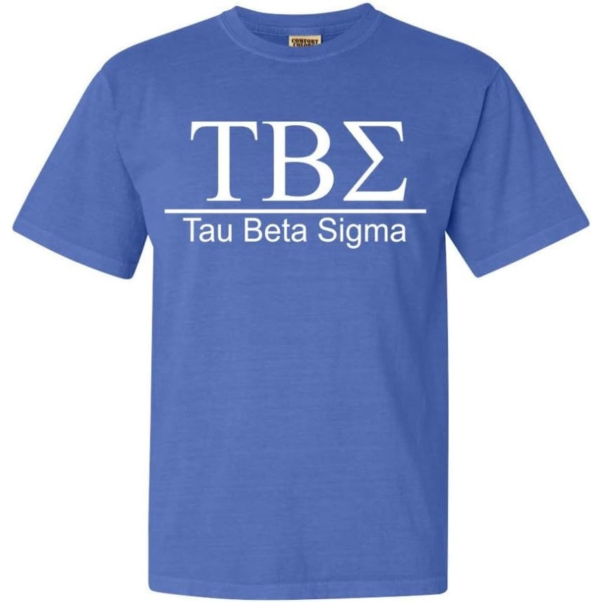 image:imageTau Beta Sigma Heavyweight TShirtFlo Blue