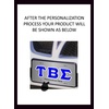 Tau Beta Sigma Lettered License Cover