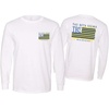 Tau Beta Sigma Stripes Long Sleeve T-Shirt(White)