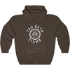 Greekgear Tau Beta Sigma Unisex College Seal Hoodie(Dark Chocolate)