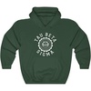 Greekgear Tau Beta Sigma Unisex College Seal Hoodie(Forest Green)