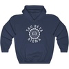 Greekgear Tau Beta Sigma Unisex College Seal Hoodie(Navy)
