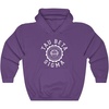 Greekgear Tau Beta Sigma Unisex College Seal Hoodie(Purple)