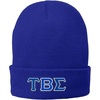 Tau Beta Sigma Big Greek Lettered Knit Cap(Royal Blue)