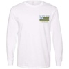 Tau Beta Sigma Stripes Long Sleeve T-Shirt(White)