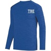 Tau Beta Sigma World Famous Dry Fit Tonal Long Sleeve Tee(Royal Blue)