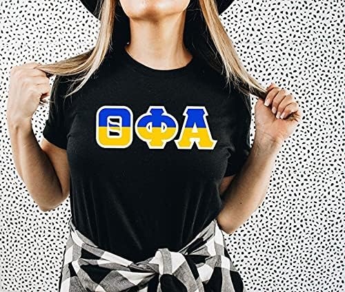 image:imageTheta Phi Alpha Two Tone Greek Lettered TShirtBlack
