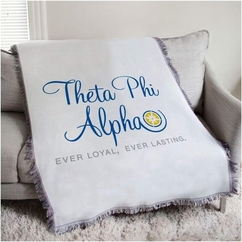 image:imageGreekgear Theta Phi Alpha Ever Loyal Afghan Blanket Throw
