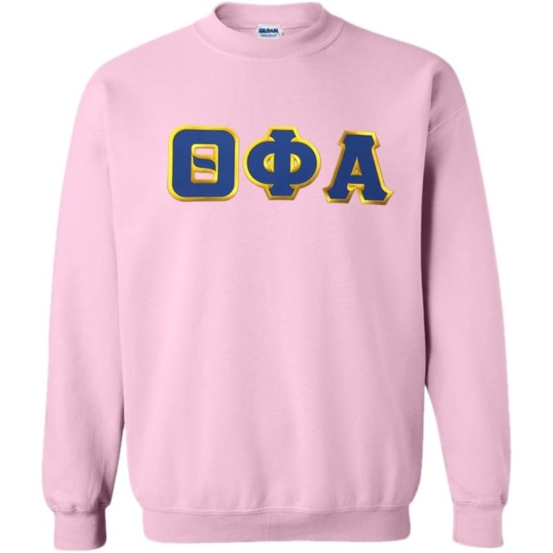 image:imageGreekgear Theta Phi Alpha Lettered CrewneckLight Pink