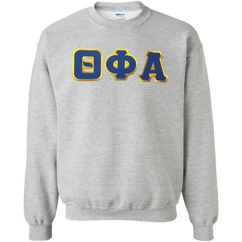 image:imageGreekgear Theta Phi Alpha Lettered CrewneckSports Grey