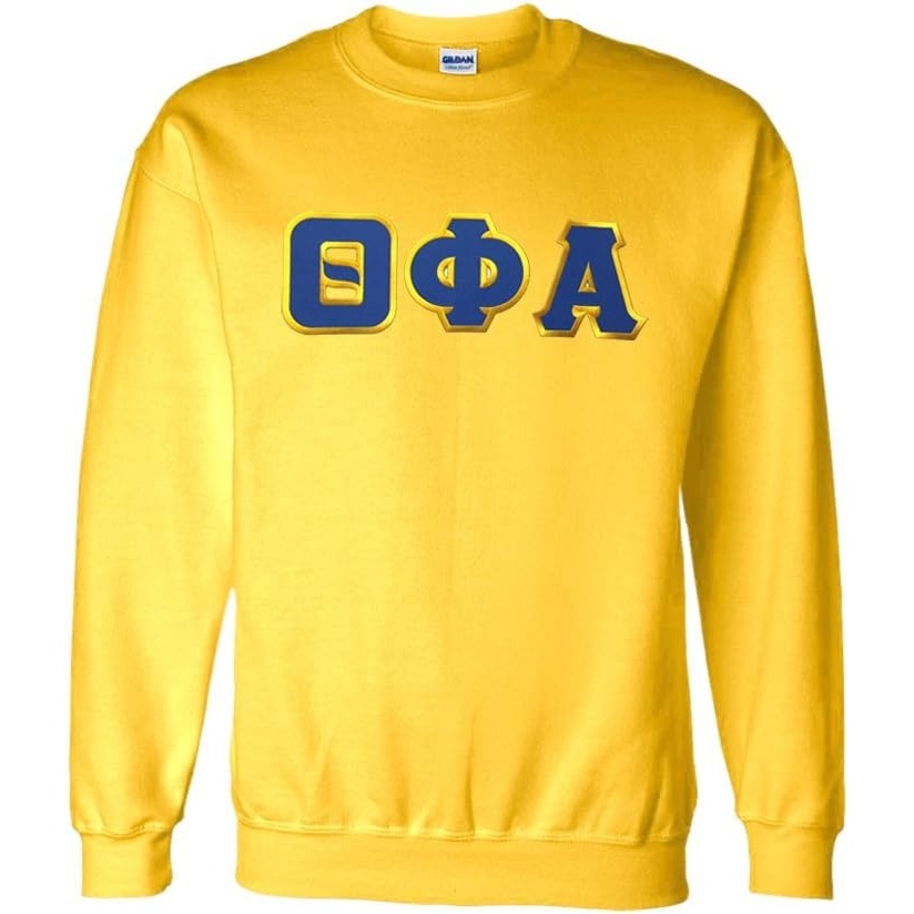 image:imageGreekgear Theta Phi Alpha Lettered CrewneckYellow