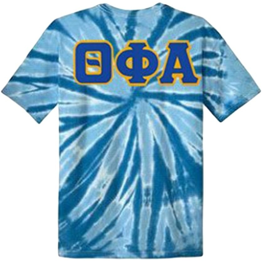 image:imageGreekgear Theta Phi Alpha Lettered TieDye TShirtsRoyal Blue
