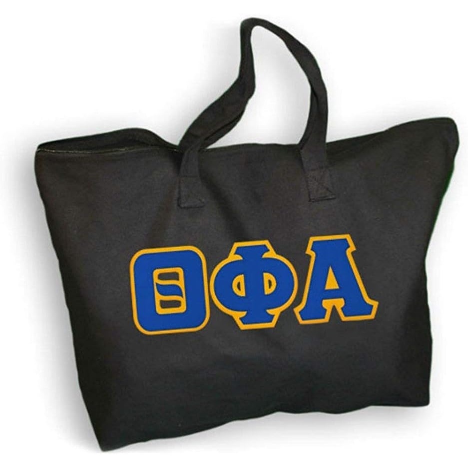 image:imageGreekgear Theta Phi Alpha Lettered Tote BagBlack