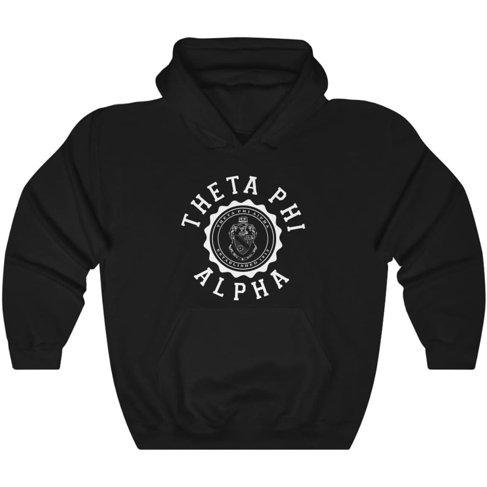 image:imageGreekgear Theta Phi Alpha Unisex College Seal HoodieBlack