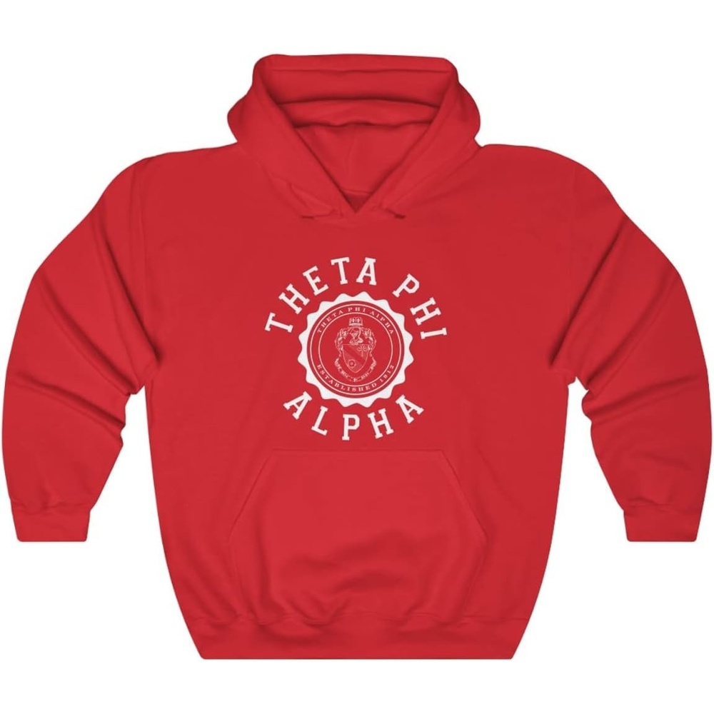image:imageGreekgear Theta Phi Alpha Unisex College Seal HoodieRed