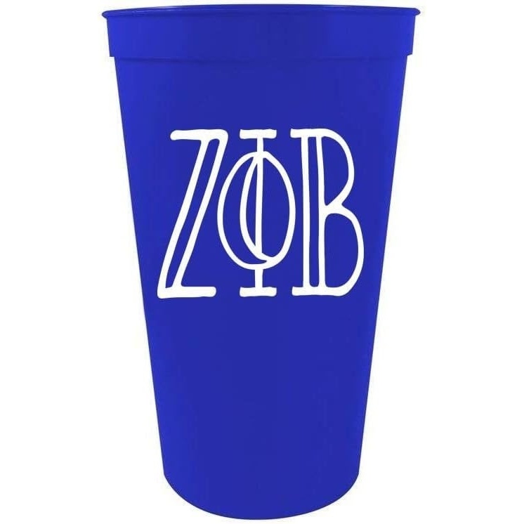 image:imageGreekgear Zeta Phi Beta Carson Giant Plastic Cup Pack of 4