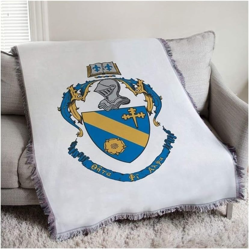 image:imageTheta Phi Alpha Full Color Crest Afghan Blanket Throw