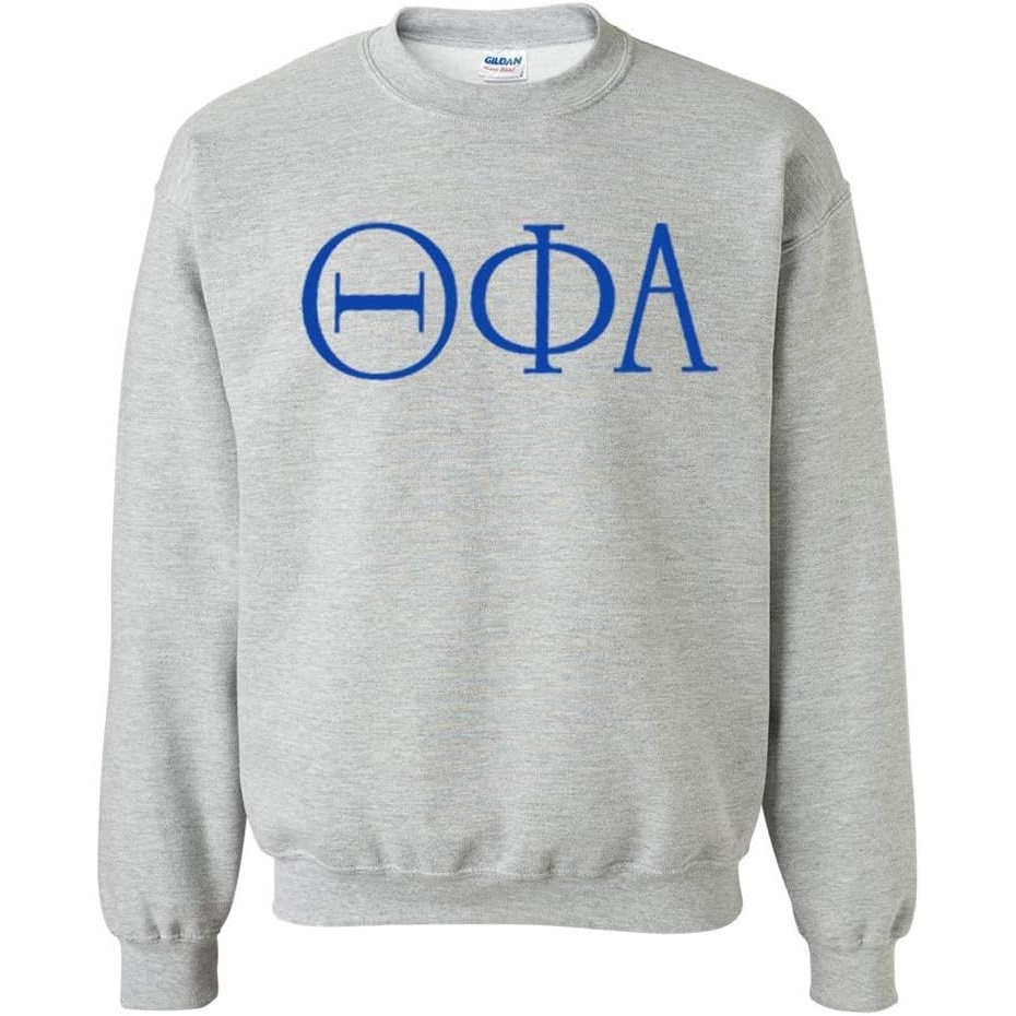 image:imageTheta Phi Alpha University Greek Crewneck SweatshirtsLight Grey