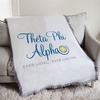 Greekgear Theta Phi Alpha Ever Loyal Afghan Blanket Throw