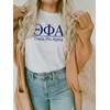Greekgear Theta Phi Alpha Heavyweight T-Shirt(White)