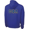 Greekgear Theta Phi Alpha Tackle Twill Lettered Pack N Go Pullover(Royal Blue)