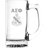 Greekgear Alpha Sigma Phi Glass Engraved Mug Transparent
