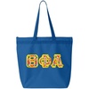 Greekgear Theta Phi Alpha Custom Satin Stitch Tote Bag(Royal Blue)