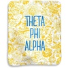 Greekgear Theta Phi Alpha Floral Sherpa Lap Blanket